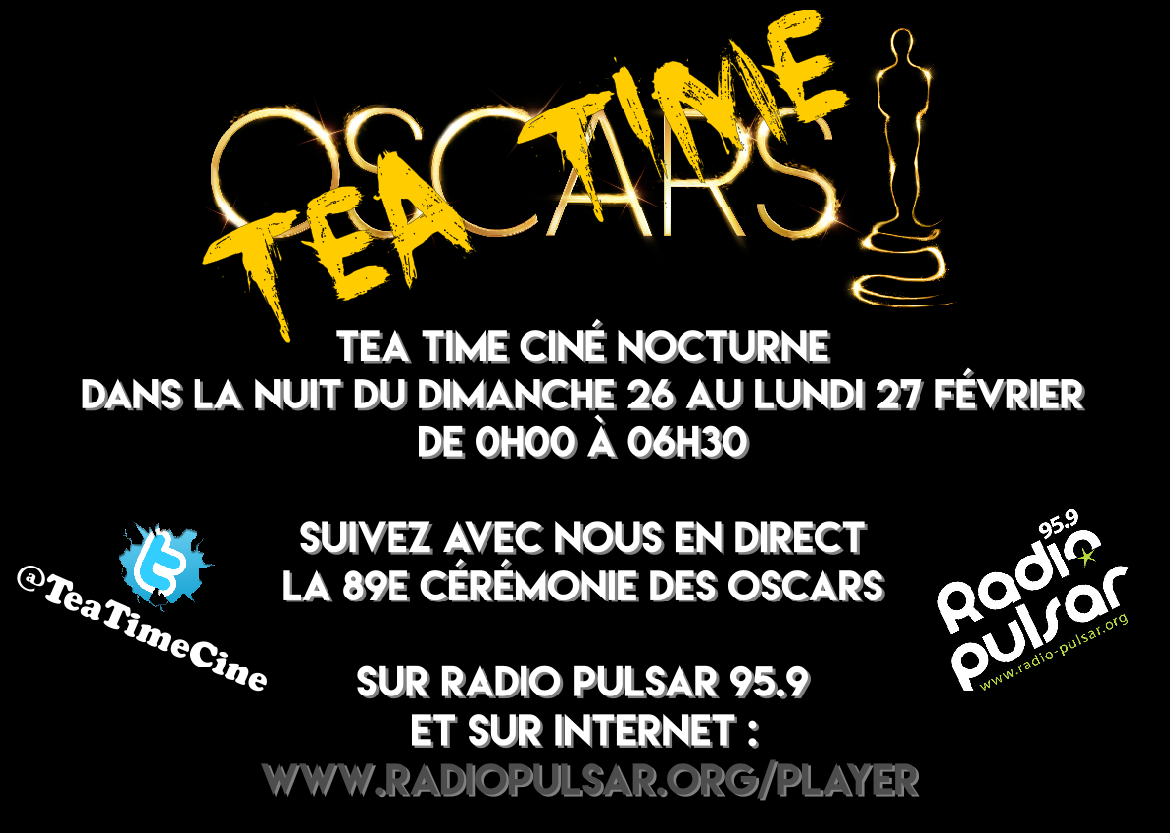 Suivez la 89éme cérémonie en direct avec Tea Time Ciné !