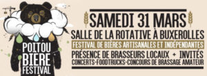 affiche et détails du poitou bière festival