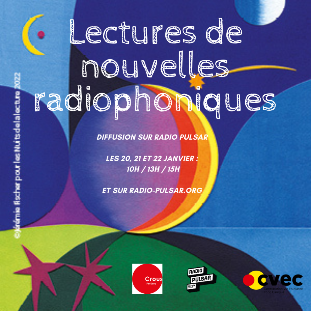 NUIT DE LA LECTURE 2022 : LECTURES DE NOUVELLES DU CROUS