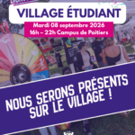Émission en direct et en public, le 8 septembre, au village étudiant.