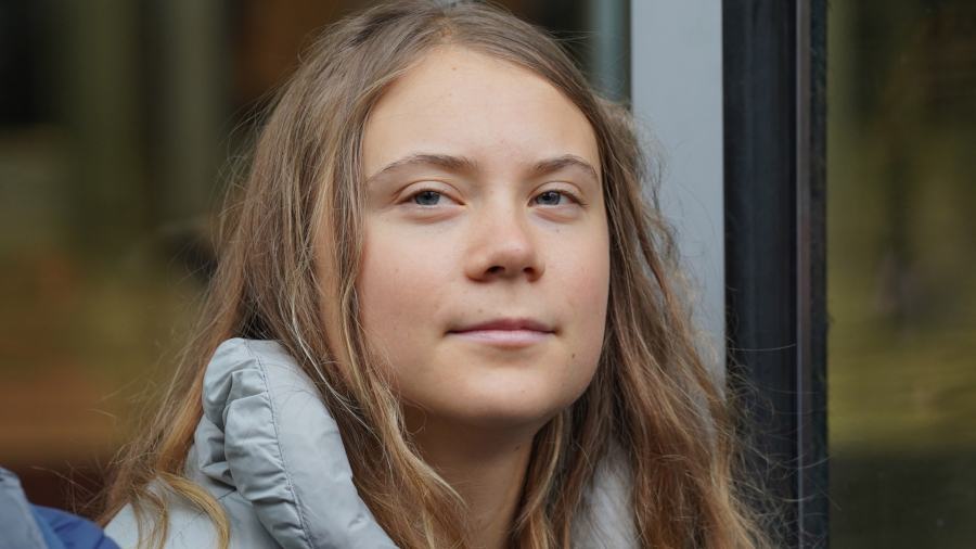 Photo de l'activiste Greta Thunberg